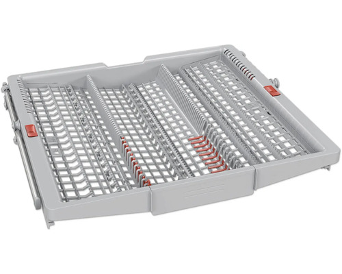Panier de lave-vaisselle avec picots rabattables variables