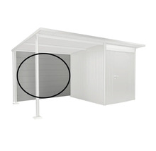 Paroi latérale pour abri de jardin ou abri, en bois