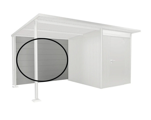 Paroi latérale pour abri de jardin ou abri, en bois