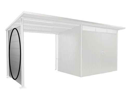 Paroi latérale pour abri de jardin