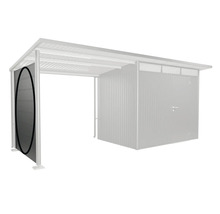 Paroi latérale pour abri de jardin avec cadre de porte