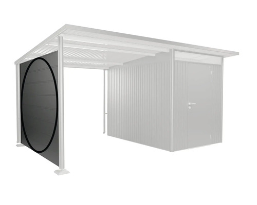 Elément de paroi latérale pour abri de jardin ou carport