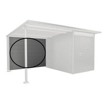 Paroi latérale pour cabanon de jardin en bois