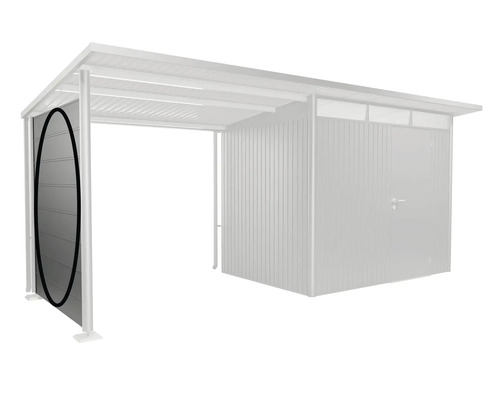 Paroi latérale pour abri de jardin