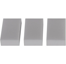 Trois éponges en résine mélamine pour le nettoyage