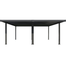 Pavillon mit rechteckigem Dach und sechs Stützpfosten