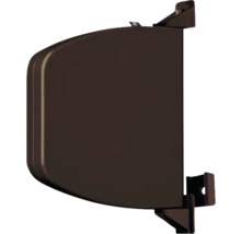 Coffre de volet roulant en brun