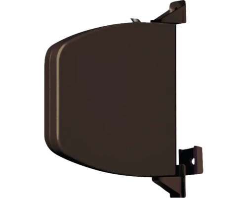 Coffre de volet roulant en brun