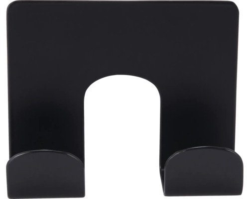 Support papier toilette noir pour montage mural