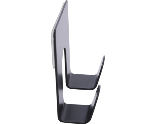 Double crochet en métal