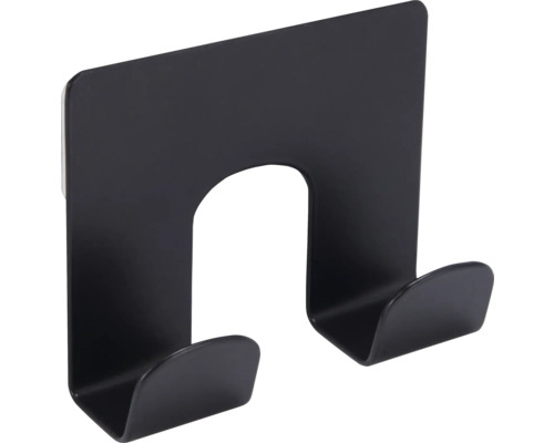 Porte-manteau de porte noir pour vêtements