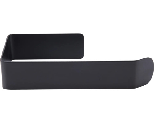 Schwarzer Handtuchhalter zur Wandmontage