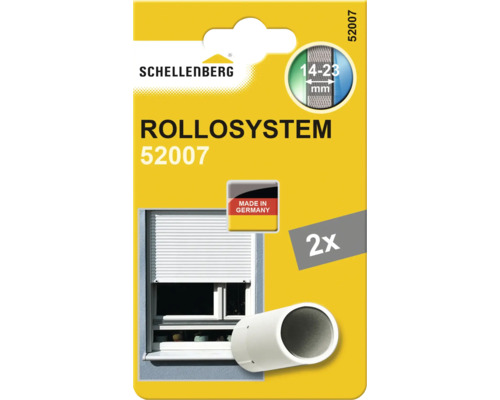 Enrouleur de sangle de volet roulant Schellenberg en saillie pour sangle de 14 à 23 millimètres