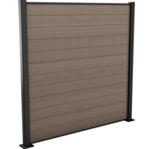 Clôture de jardin en bois avec cadre