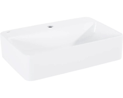 Vasque à poser rectangulaire en céramique