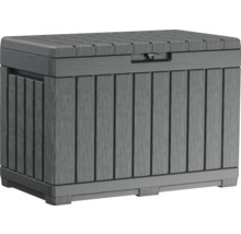 Graue Gartenbox mit Deckel