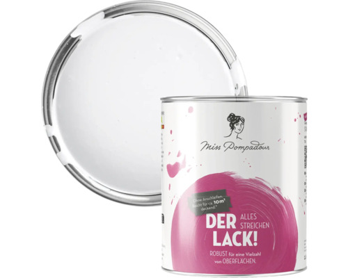 Dose Lackfarbe von Miss Pompadour mit Farbschale
