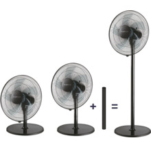 Ventilateur avec différentes hauteurs de montage