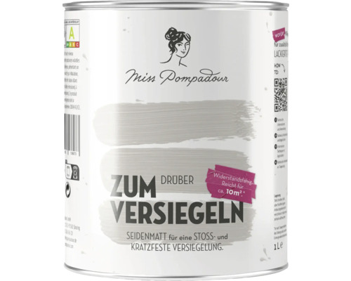 Miss Pompadour Lack zum Versiegeln, seidenmatt, 1 Liter