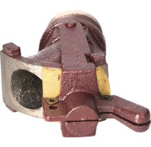 Raccord métallique avec levier et orifice de raccordement