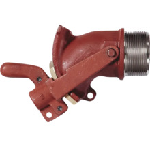 Clapet d'arrêt métallique avec raccord fileté