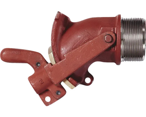 Clapet d'arrêt métallique avec raccord fileté