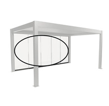 Pergola mit Glasschiebewand