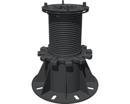 FLAIRSTONE Terrassenlager 121 - 226 mm selbstniverllierend Verstellfuß für Terrassenplatten aus Kunststoff