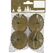 Supports de bougies pour pyramides de Noël, lot de quatre