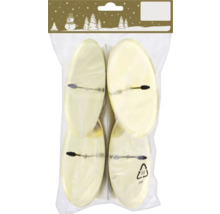 Lot de quatre bougies chauffe-plat LED Geroma dans un emballage plastique