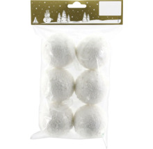 Paquet de six boules de neige pour l'intérieur