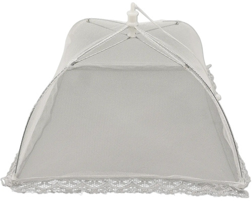 Essensabdeckung aus Netz mit Spitze