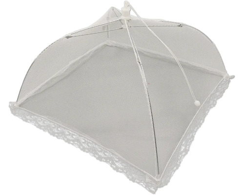 Netzabdeckung für Lebensmittel mit Spitzenrand