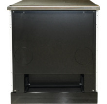 Rückansicht eines Küchenherds