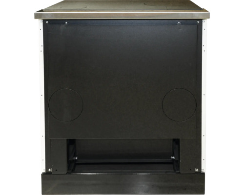 Rückansicht eines Küchenherds