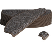 Marches d'escalier en textile empilées