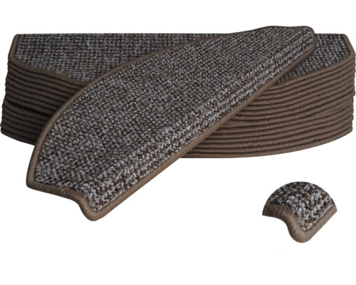 Marches d'escalier en textile empilées