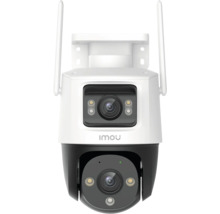 Caméra de surveillance avec deux objectifs et antennes