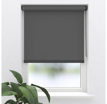 Graues Rollo am Fenster