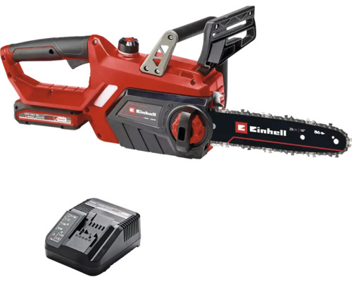 Tronçonneuse sans fil EINHELL Power-X-Change GE-LC 18 Li avec batterie et chargeur, 25cm Tronçonneuse à batterie Einhell avec chargeur