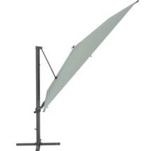 Parasol déporté avec support pour le jardin