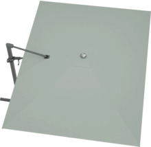 Parasol rectangulaire avec mât latéral