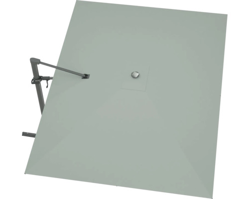 Parasol rectangulaire avec mât latéral