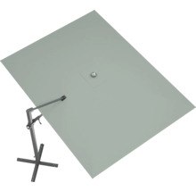 Parasol rectangulaire déporté avec pied