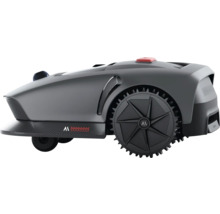Robot tondeuse de couleur grise
