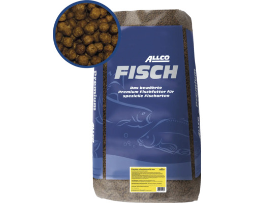 Nourriture pour carpes Allco 6 mm 15 kg Aliments pour poissons Allco pour carpes, 6 mm, sac