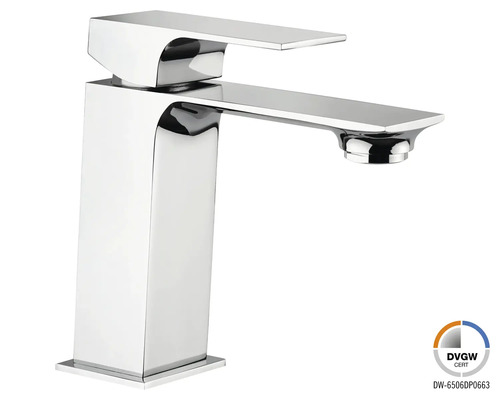 Jungborn Robinet de lavabo ZETA chrome Robinet de lavabo en métal avec certification DVGW