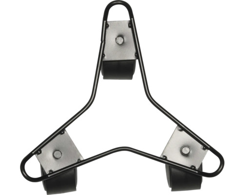 Support mural pour trois rouleaux