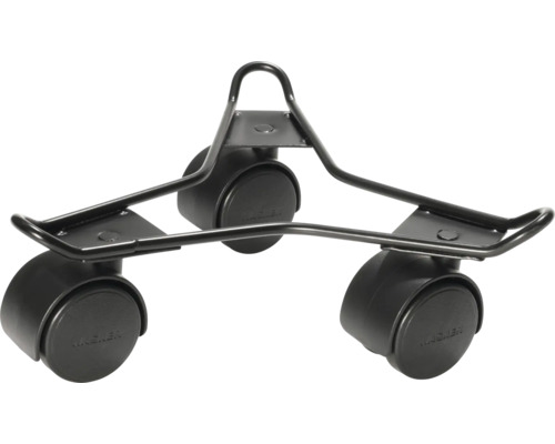 Chariot de plante Wagner System GH0960 acier 23 x 30 x 6,5 cm noir Chariot à roulettes pour pots de fleurs
