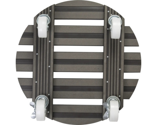 Rolluntersetzer aus Kunststoff für Pflanzgefäße